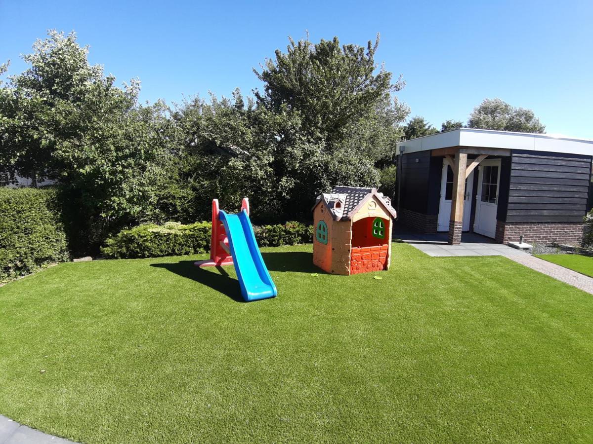 Luxe Chalet 'Wysha' Sint Annaland Exterior foto